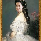 Fotomontáž obrazu <b>Sissi</b> od Franze Xavera Winterhaltera, více o fotomontáži naleznete v <a href="https://malebno.cz/originalni-fotomontaze-tvare-studentu-v-historickych-obrazech/">tomto příspěvku</a>. <br /> Photomontage of <b> Empress Elisabeth of Austria</b> by Franz Xaver Winterhalter, more in <a href="https://malebno.cz/en/originalni-fotomontaze-tvare-studentu-v-historickych-obrazech/">this post</a>.