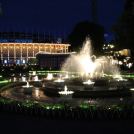 Osvětlená vodní fontána - zábavní park Tivoli