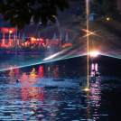 Vodní světelná shw v zábavním parku Tivoli v Kodani