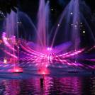 Vodní světelná show v zábavním parku Tivoli v Kodani