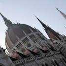 Kopule parlamentu v Budapešti