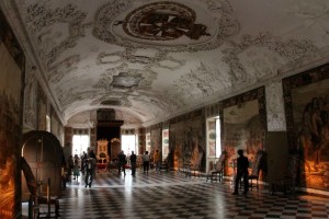 interiér dánského zámku Rosenborg
