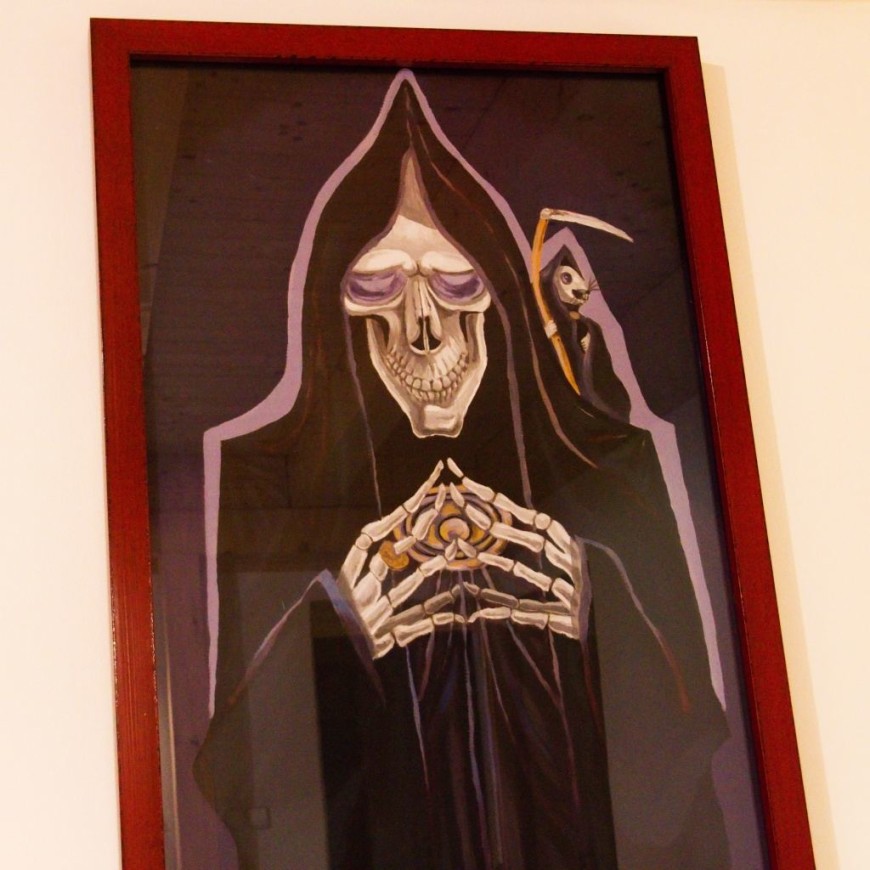 Smrť - malba Smrtě na stěně, Smrť Terryho Pratchetta