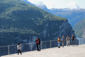 Geiranger - vyhlídka na úžasný fjord, Norsko